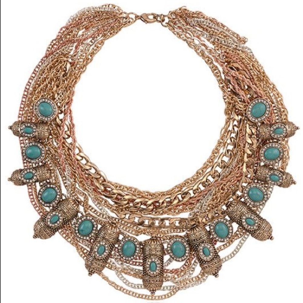 Samantha Wills Sahara Turquoise Gold Necklace